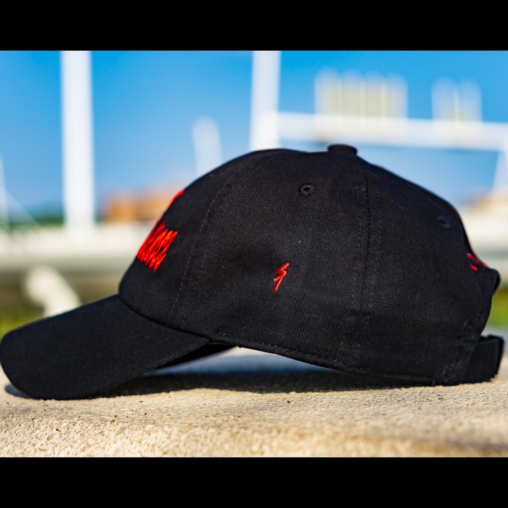 New Black Cap by Saint Tops, unisex hat.